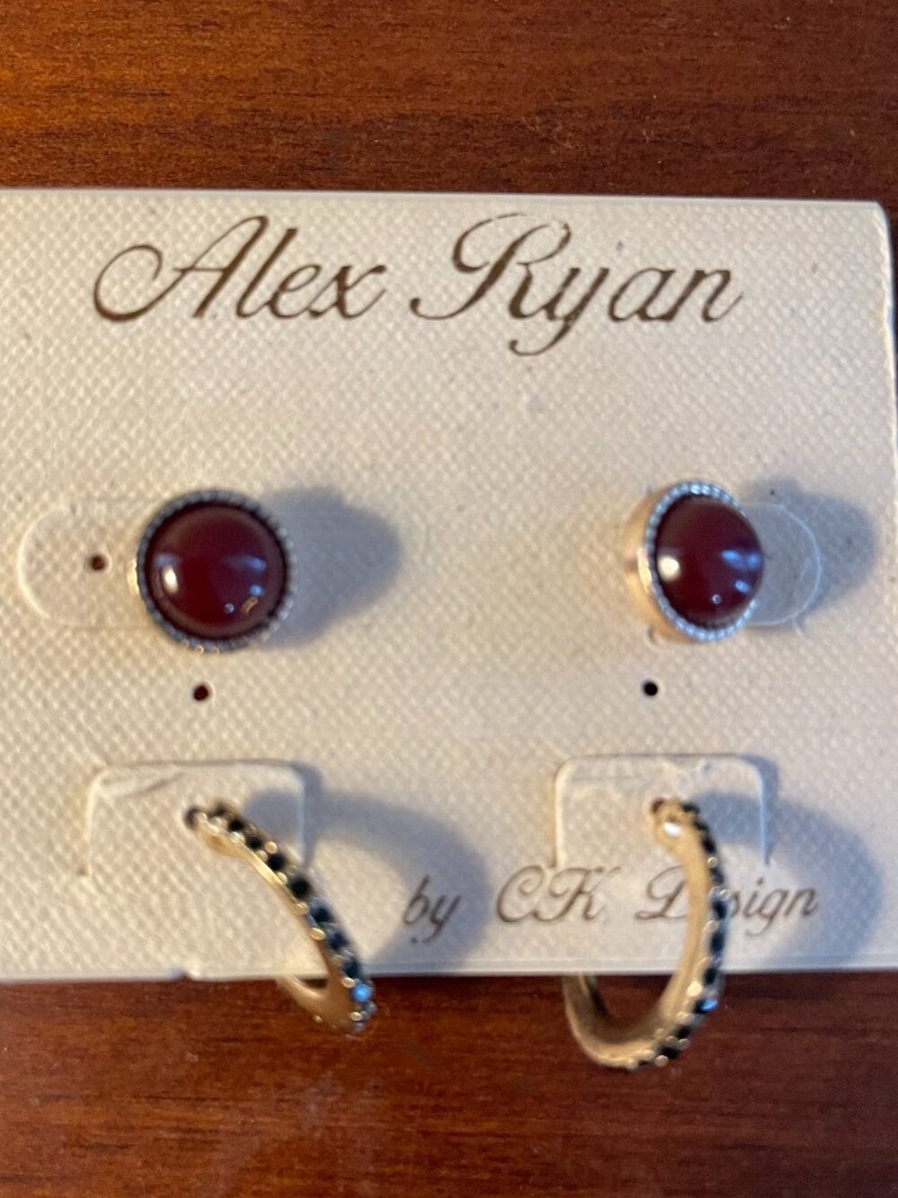 Bundle 3/ $12. Alex Ryan Stud and Hoop Earrings